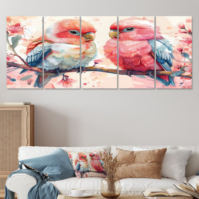 Saxatil - Parrot Canvas Wall Art Set