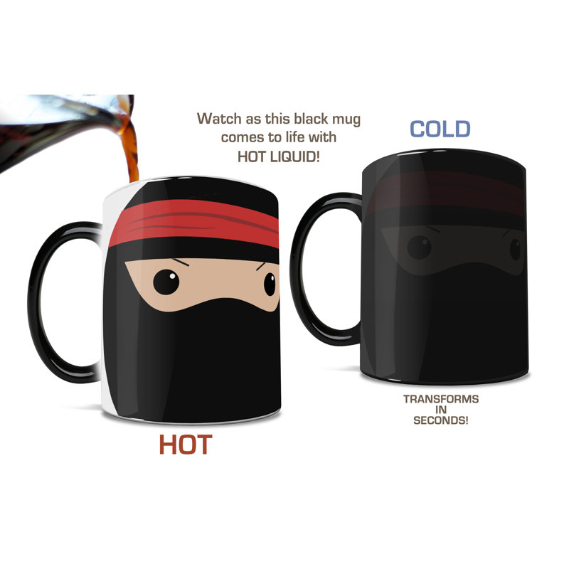 Ninja in Training Morphing Mugs Heat-Changing Drinkware - 11oz