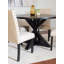 Ensemble de salle à manger 5 pièces, table à manger croisée avec 4 chaises élégantes-331273927