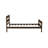 Twin Size Rubber Wood Bed Frame with Upholstered Headboard and Solid Wood Footboard - No Box Spring Needed-1345422920