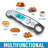 Zulay Kitchen Instant Read Food Thermometer Waterproof Digital Meat Thermometer w/ Backlight