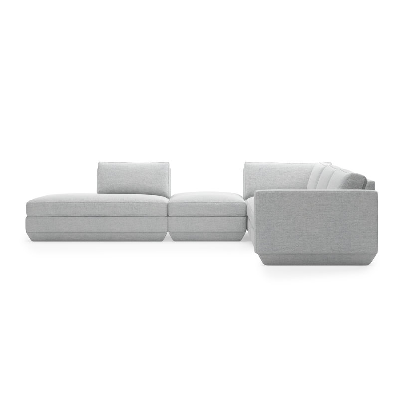 Podium Modular Sectional, Bayview Silver
