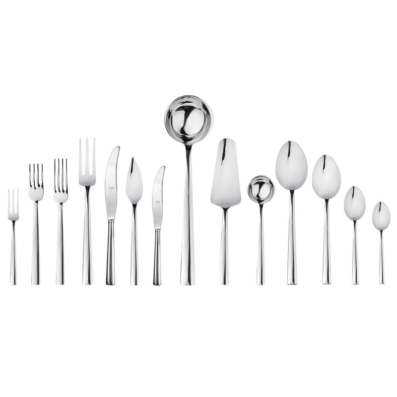 Ensemble de couverts Levantina (configuration S) - 113 pièces - Acier inoxydable, Argent argent