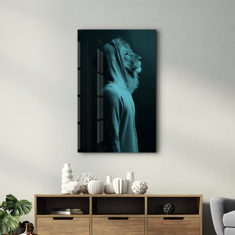 Elegant Tempered Glass Wall Art Painting, 13.8 x 21.7 inches | 100% Tempered Glass, Thickness: 0.16 inches | UV Printed for Vibrant Colors | Perfect for Home Decor, Living Room, & Office Spaces