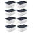 Sterilite Clear Plastic Stacking Storage Containers w/ Lid-98364701-98364702