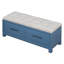 Banc à chaussures banc d'entrée avec coussin amovible et rangement-1933266219-1933266221