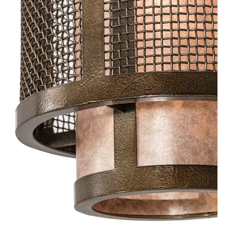 Luminaire suspendu cylindrique à 3 lumières
