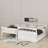 Full Over Full Bunk Bed With Drawers, Convertible Beds-800737852