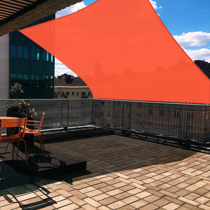 Yescom 10' Square Shade Sail, Watermelon Red, 10' x 10'