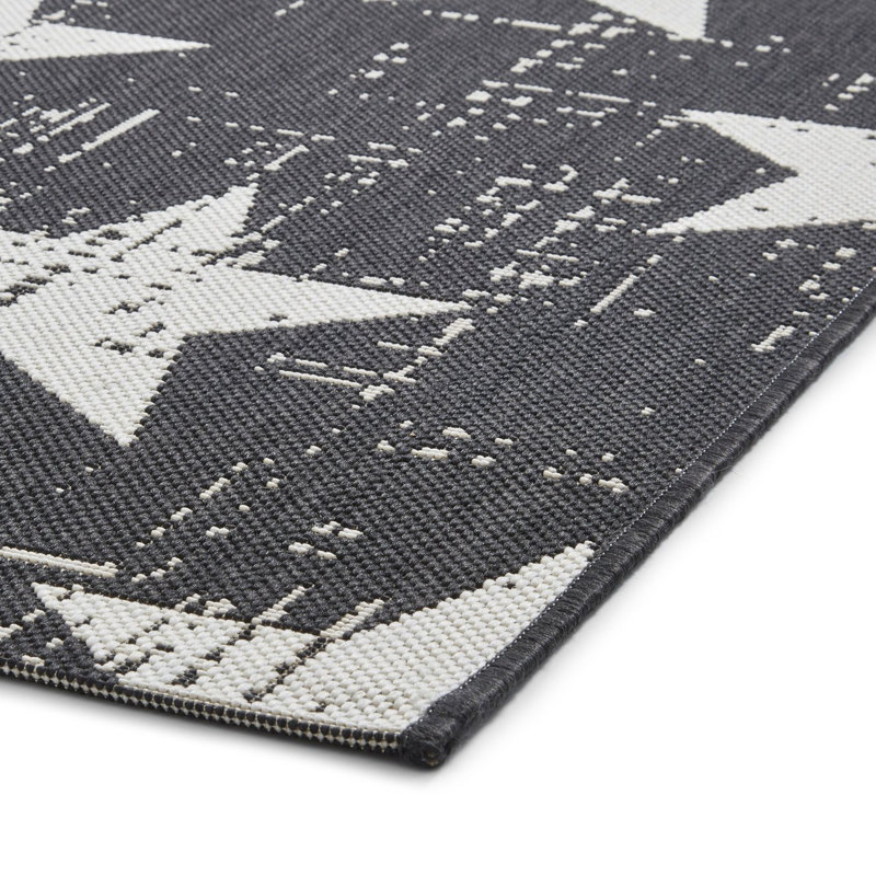 Neri area rug Machine Woven Rectangle Black/White, Rectangle 120 x 170cm