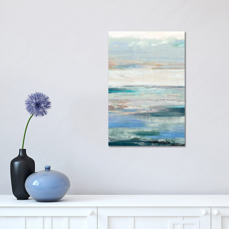 Waves by PI Galerie - Wrapped Canvas Painting, 30.48 cm H x 45.72 cm W