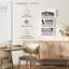 «Bathroom Humor Quotes Quick Bathroom Rules on Canvas», reproduction de 3 pièces-110841879