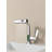 Pull-Out Lift LED Temperature Digital Display Bathroom Basin Faucet, Single Handle 360° Rotatable Waterfall 3-In-1 Basin Tap With Adjustable Height-110712560