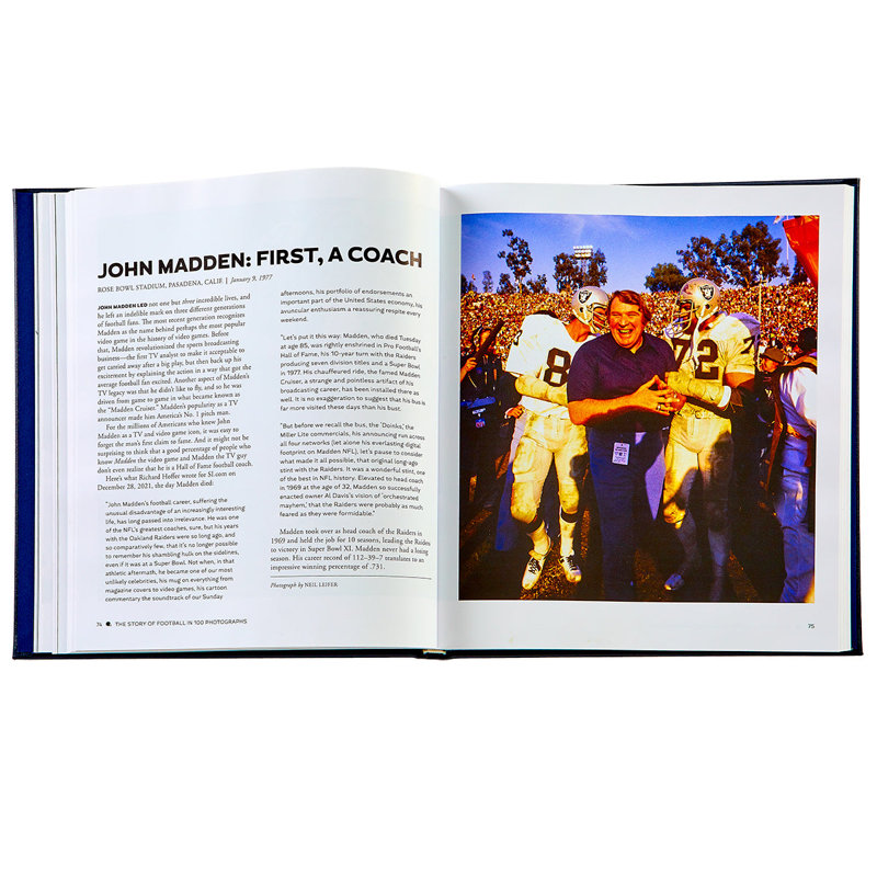 Sports Illustrated The Story Of Football Leather Bound Book