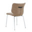 Mid-Century Dining Chairs Set with Ergonomic Comfort and Electroplated Legs-129865829