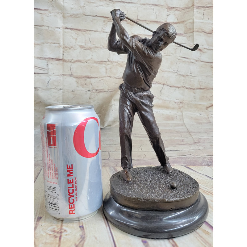 Statue en marbre Bolf Jones, collectionneur d'art, souvenirs de sport bronze