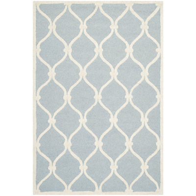 Neva Geometric Wool Hand Woven Area Rug