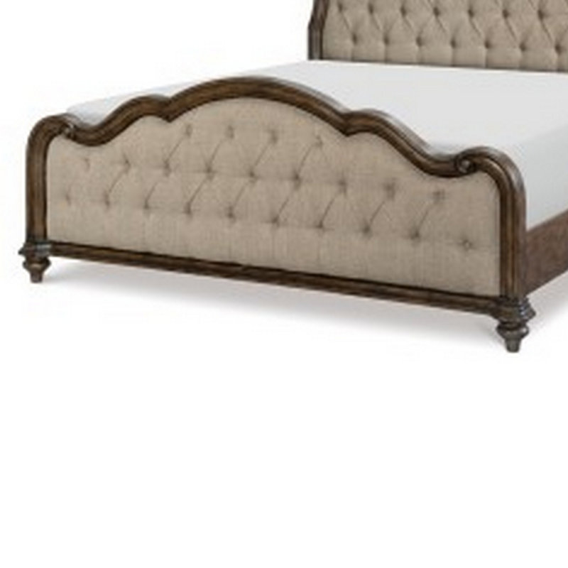Koraljka Upholstered Platform Bed, Queen