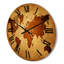 Horloge murale ancienne carte du monde VI-63903782