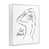 Giclée encadrée blanc bord de mer