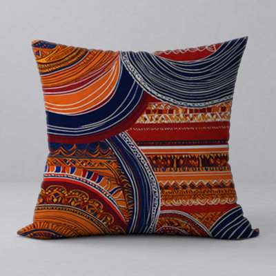 Abstract Reversible Throw Pillow