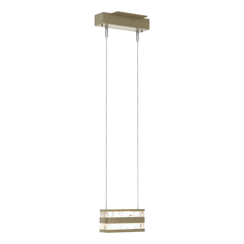 Luminaire suspendu à DEL Stacks, Or doux