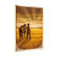 «Fashion Western Sunset Field Texas Cowboy Horse Sunlight Landscape», reproduction d'art