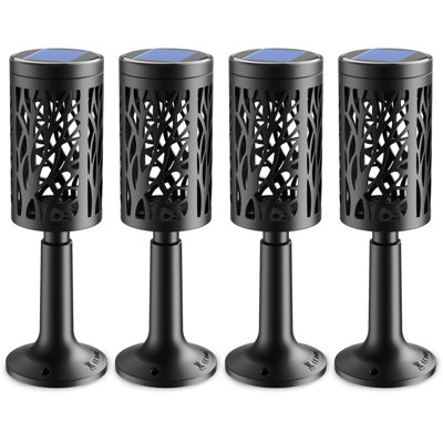 SO-1 Matte Black Solar Powered Integrated LED Pathway Light