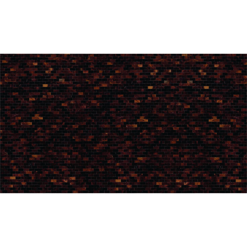 SeaTile 4" x 4" Natural Shell Liner Tile Trim in Pen Shell