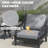 Outdoor Deep Seat Cushion Set-1195829337
