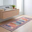 Tapis à rayures modernes Trellis, style moderne, bleu sarcelle, rose et crème, lavable à la machine, antidérapant, à poils courts, pour l'intérieur et l'extérieur, adapté aux animaux domestiques, idéal pour le salon, la chambre, la salle à manger, l'entrée, le couloir ou le bureau.-2051641408