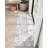 Dulcet Trieste Distressed Floral Medallion Pattern Ivory Grey Area Rug-61512589