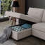 Canapé modulaire Basic, canapé rembourré convertible avec méridienne coulissante-569804823