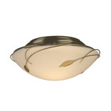 Leaf 2 - Light 13.6" Unique/Statement Bowl Flush Mount