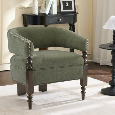 Barrel Upholstered Armchair