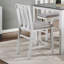 Mobilier de salle à manger décontracté 5 pièces gris et blanc