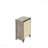 Light Gray Oak Nightstand