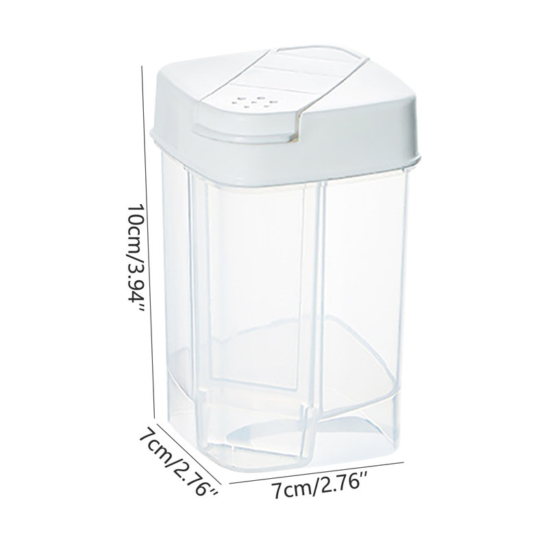 Bouteille d'eau cuisine bocal à assiettes transparent à double ouverture