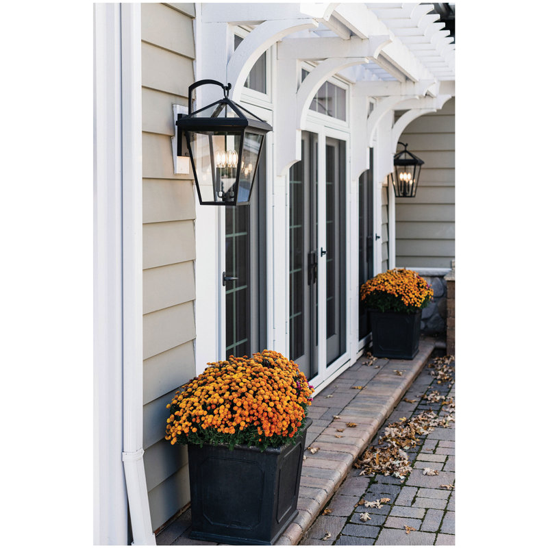 Alford Place 4 - Bulb Outdoor Wall Lantern, Black