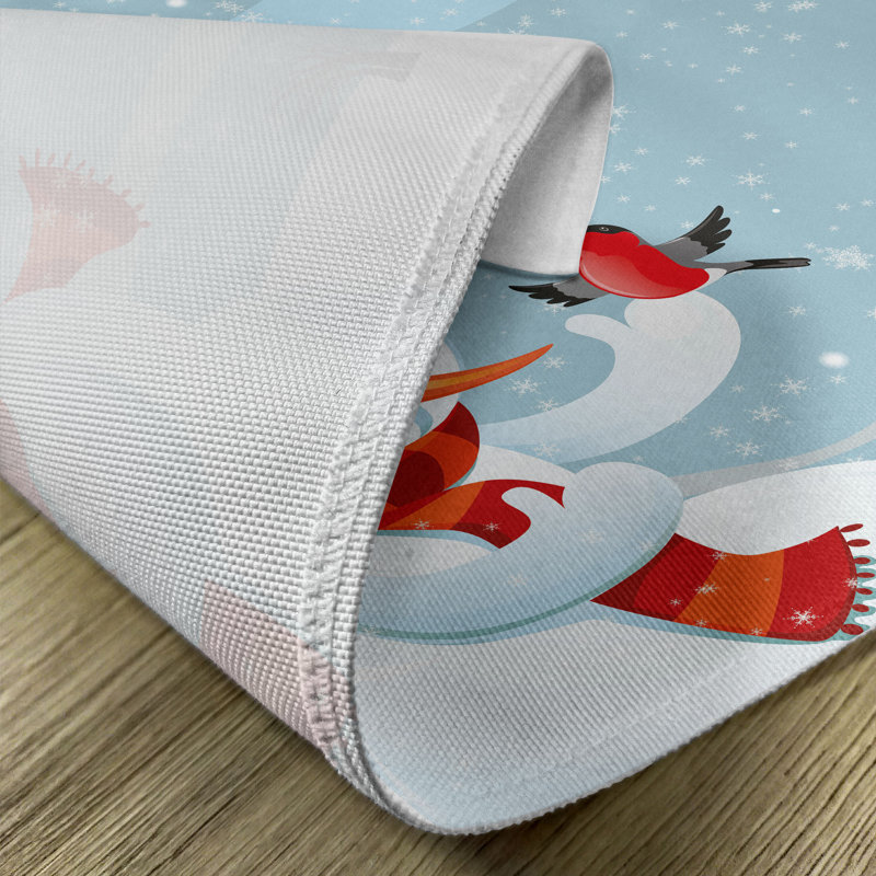 Ensemble de 8 napperons de bonhomme de neige 8 pièces Allium Way® multicolore