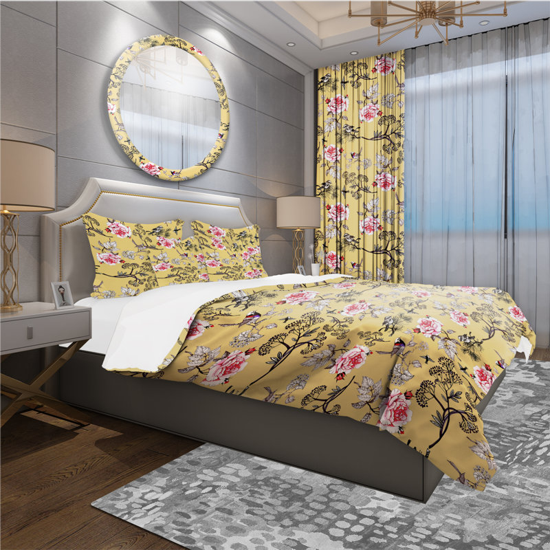 Ensemble de housse de couette moderne et contemporaine, Housse de couette très grand + 2 taies décoratives