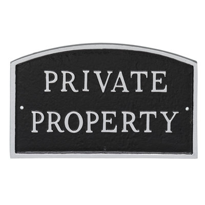 Weather Resistant Metal Garden Plaque