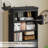 70" Tall Bookshelf, 5-Tier Floor Standing Bookcase With Adjustable Shelves And Doors-1544587708