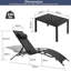 155cm Long Chaise Lounge Set