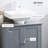 Bathroom Vanity Cabinet with U-Shape and Adjustable Internal Shelf (without Sink)-113463787