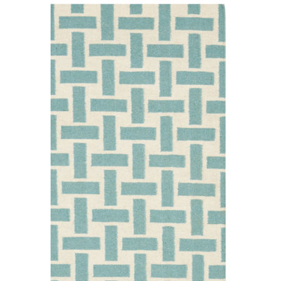 Mccall Hand Woven Flat Weave Wool Geometric Rug