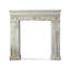 Foyer autoportant en bois massif beige