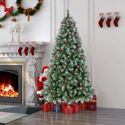 Jaganatha Lighted Artificial Pine Christmas Tree