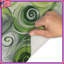 Tapis de bain Green Swirl-1893872524