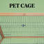 Cage à lapins en bois avec cage en A, cage pour petits animaux-1749640642-1749640652